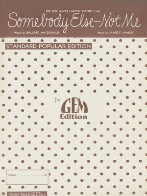 cover image of Somebody Else--Not Me